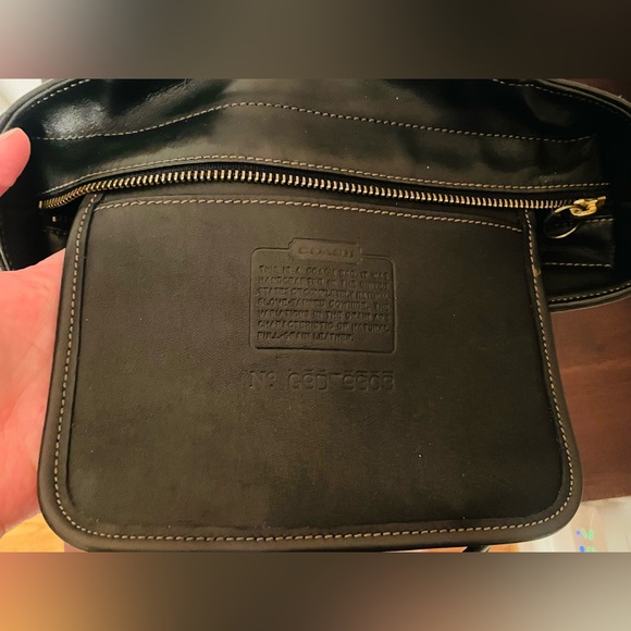 Pristine VTG Coach Bleecker Black Satchel Medium Bag Tote Purse Leather 9303 USA - Picture 11 of 13